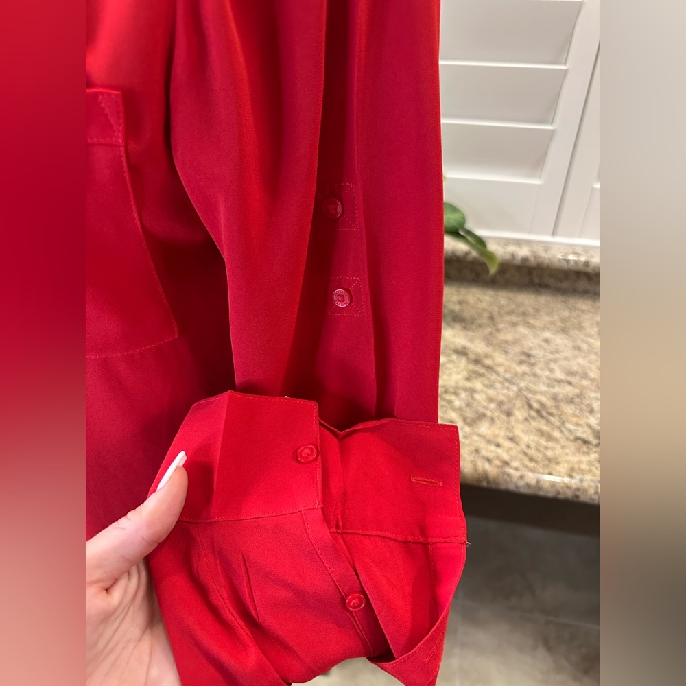 Express Blouse, Red, Size Small - Picture 2 of 4